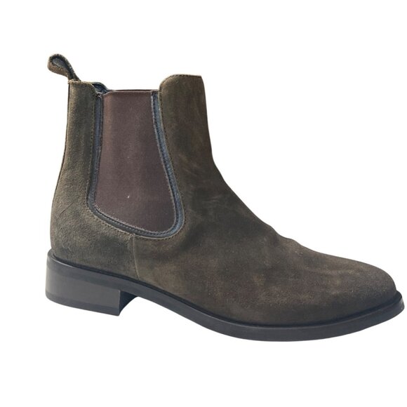 Thursday Boot Co. Womens Duchess Chelsea Boots Dark Olive 9 - Picture 1 of 11